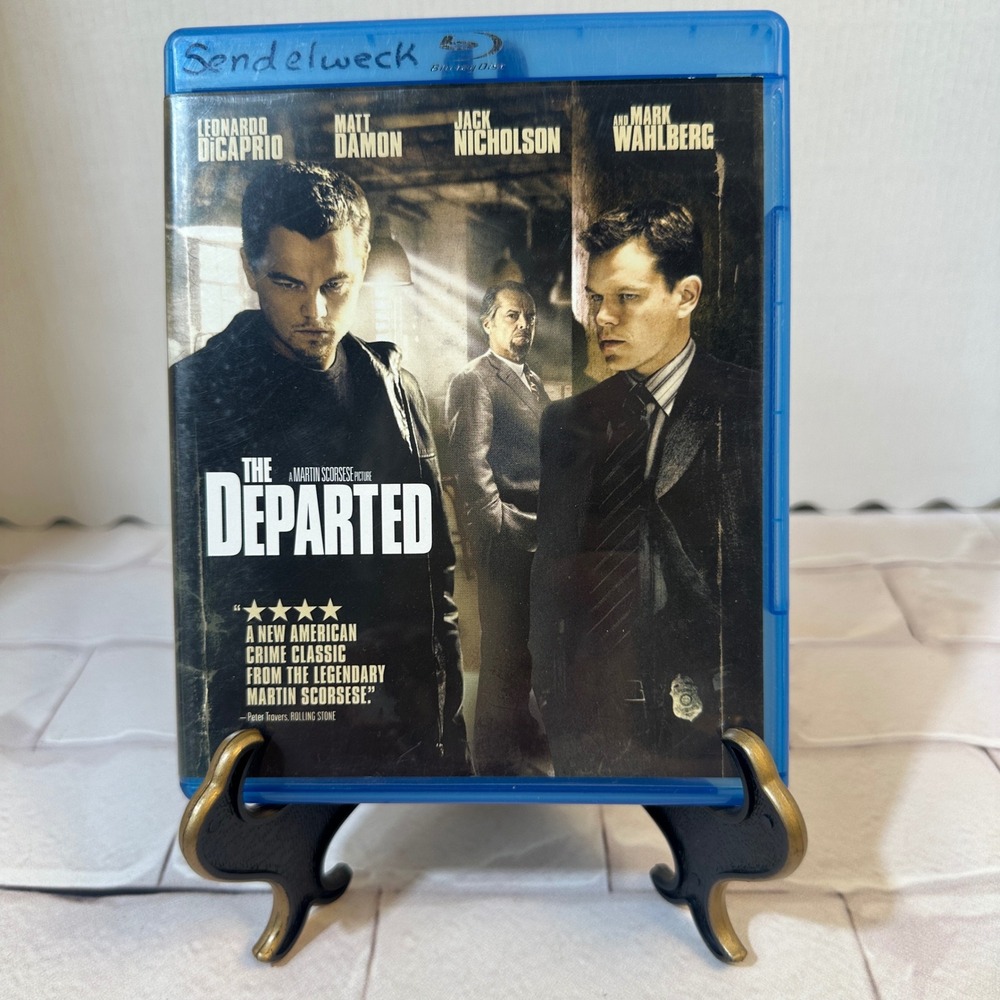 The Departed Blu-ray Movie Leonardo DiCaprio Matt Damon Martin Scorsese Crime R